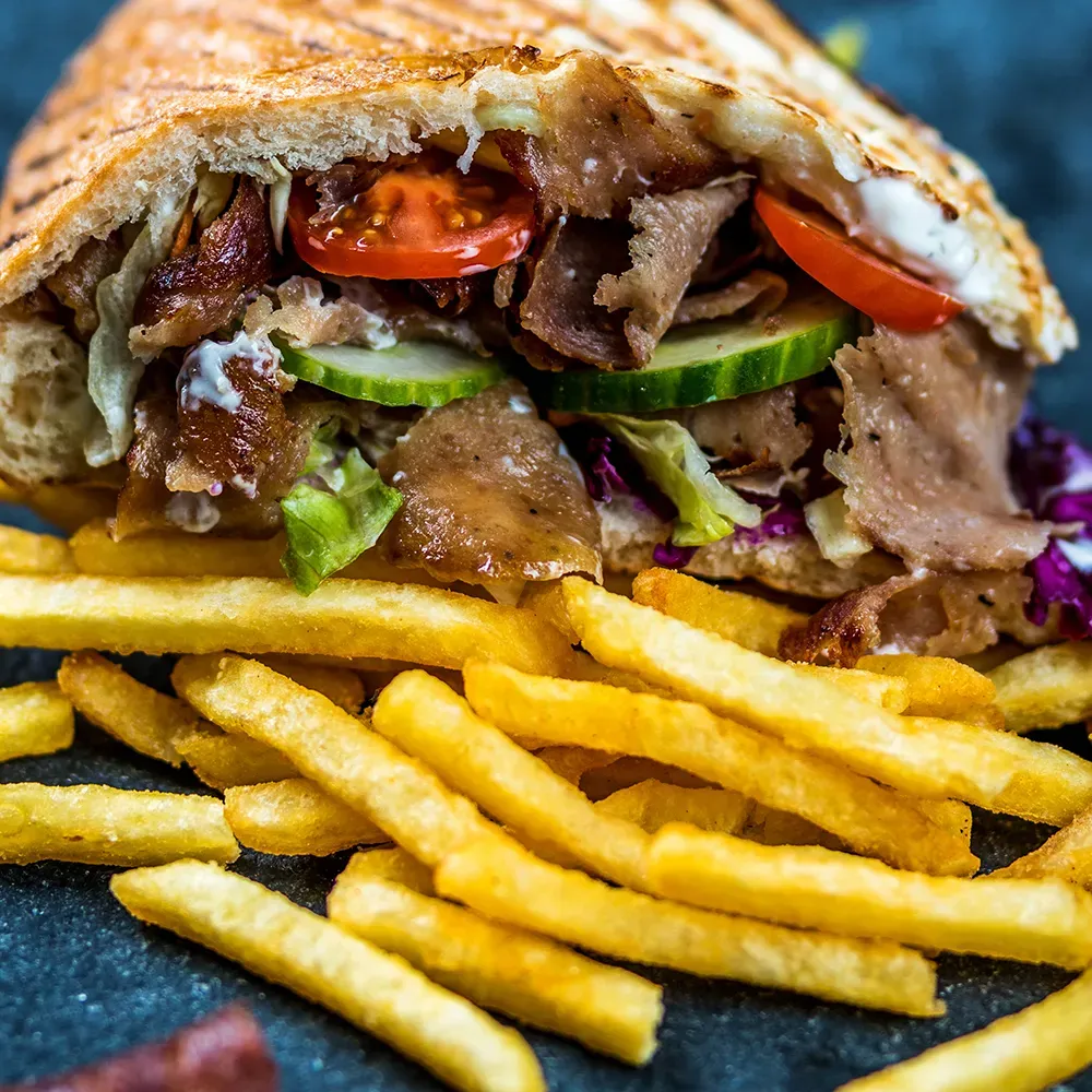 kebab double frites