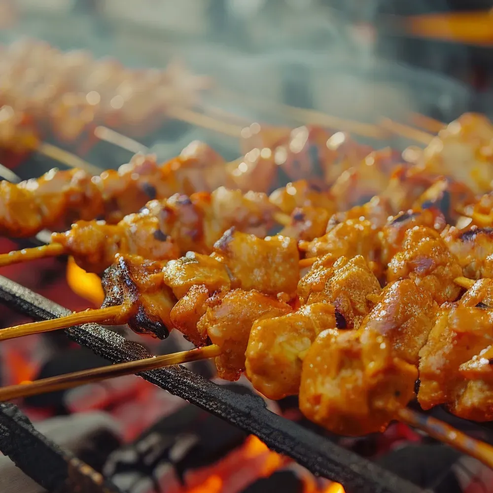 brochettes poulet
