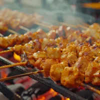 brochettes poulet